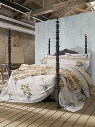 Sanderson Options Cupids Beau Premium Duvet Cover Collection in Quince/Chalk, Size King - thumbnail 4