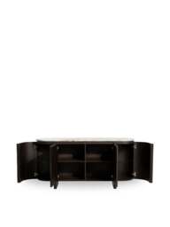 Barker and Stonehouse Nord Marble Effect Sideboard in Brown - thumbnail 2