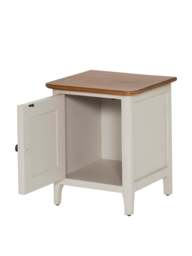 Barker and Stonehouse Mara Right Hand 1 Door Bedside Cabinet in White - thumbnail 5