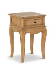 Barker and Stonehouse Cecile Light Wooden French Style 1 Drawer Bedside Table in Neutral - thumbnail 1