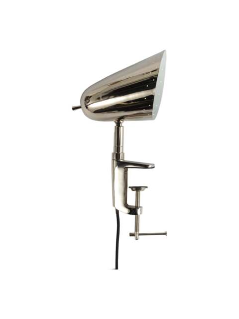 Heal's Helsinki Clamp Wall/ Table Lamp Chrome in Silver - image 1