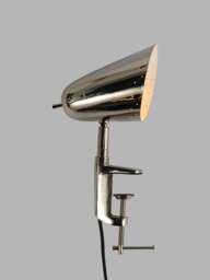 Heal's Helsinki Clamp Wall/ Table Lamp Chrome in Silver - thumbnail 3