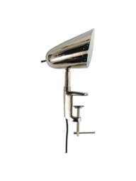 Heal's Helsinki Clamp Wall/ Table Lamp Chrome in Silver - thumbnail 1