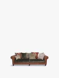 Barker and Stonehouse Tetrad Constable Grand Sofa in Green, Size 4 Seater