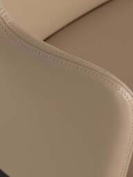 Barker and Stonehouse Shima Dining Chair in Brown, Faux Leather - thumbnail 3
