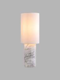 Heal's Colonna Marble Complete Table Lamp in Grey, Size 60x20x20 - thumbnail 2