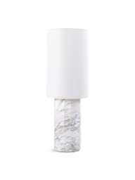 Heal's Colonna Marble Complete Table Lamp in Grey, Size 60x20x20