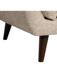 Barker and Stonehouse Malmo Neutral Fabric 3 Seater Sofa in White - thumbnail 4