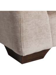 Barker and Stonehouse Tahoma Fabric Snuggle Chair in Neutral, Size 2 Seater - thumbnail 4
