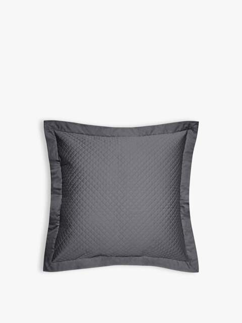 Ralph Lauren Home Wyatt Cushion Cover 65X65 Cl in Silver, Cotton, Size 65x65cm