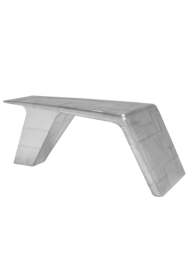 Barker and Stonehouse Aviator Blackhawk Valkyrie Metal Desk in Silver - thumbnail 3