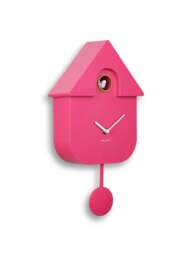 Present Time Modern Cuckoo Clock Pink - thumbnail 8