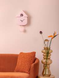 Present Time Modern Cuckoo Clock Pink - thumbnail 6
