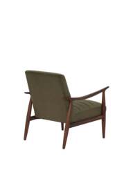 Barker and Stonehouse Hockney Velvet Armchair, in Green - thumbnail 5