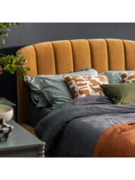 Barker and Stonehouse Reyes Double Bed Frame in Yellow - thumbnail 2