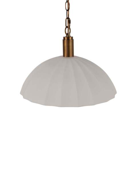 Heal's Hollis Porcelain Pendant /bronze in White - image 1