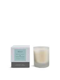Heal's Rock Salt & Driftwood Scented Candle in White, Ceramic
