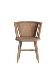 Barker and Stonehouse Montpellier Dining Chair in Brown - thumbnail 2