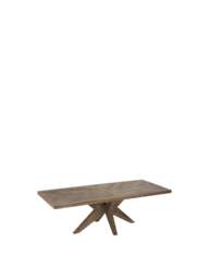 Barker and Stonehouse Oberon Dining Table, Oak Bc Silverback in Brown - thumbnail 4
