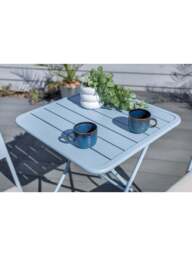 Hartman Urban Folding Bistro Set Dusty in blue - thumbnail 3