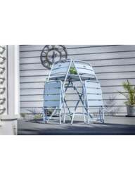 Hartman Urban Folding Bistro Set Dusty in blue - thumbnail 4