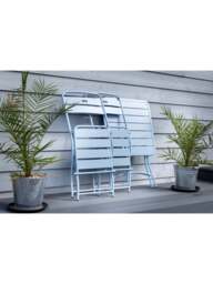 Hartman Urban Folding Bistro Set Dusty in blue - thumbnail 5