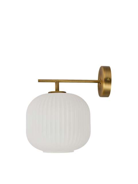 Heal's Opal Lantern Wall Light /bronze in White - image 1