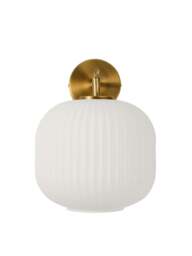 Heal's Opal Lantern Wall Light /bronze in White - thumbnail 2