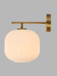 Heal's Opal Lantern Wall Light /bronze in White - thumbnail 3