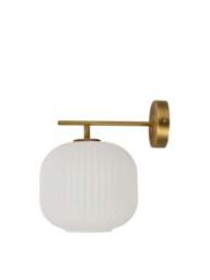 Heal's Opal Lantern Wall Light /bronze in White - thumbnail 1