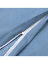 BOSS Home B Linea Duvet Cover Blue Horizon in Blue - Horizon, Cotton, Size Double - thumbnail 3