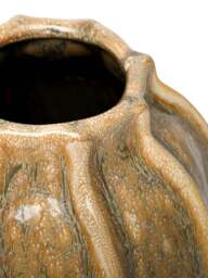 Libra Interiors Colston Reactive Glaze Vase Beige - thumbnail 2