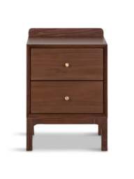 Heal's Artie Bedside Table in Brown, Size 40x35x56