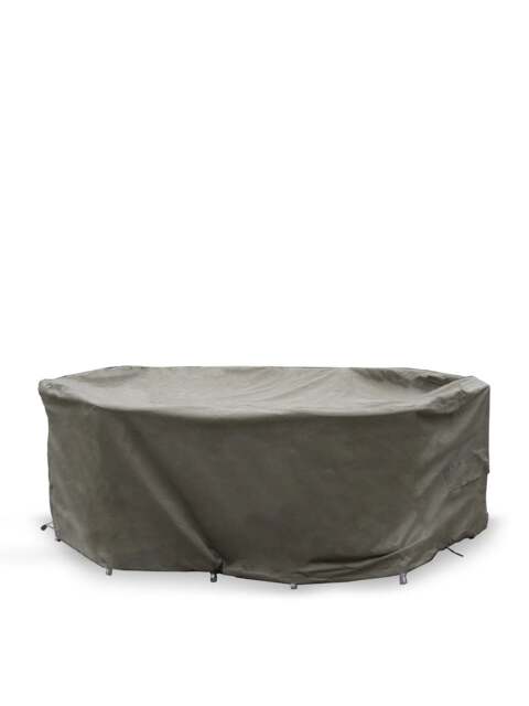 Bramblecrest Rectangle Table Set Cover 164 X in Khaki, Polyester, Size 95cm