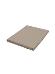 Bedeck of Belfast Fine Linens 400 Thread Count Sateen Plain Dye Cover Set Brown in Truffle, Cotton, Size Double - thumbnail 2