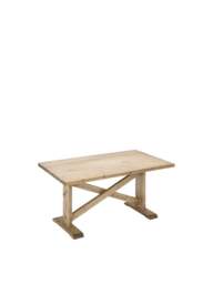 Barker and Stonehouse Newsham Reclaimed Wood Dining Table, Waxed Finish in Grey - thumbnail 5