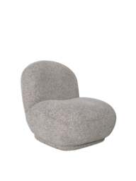 Libra Interiors Simmerton Occasional Chair Grey in Soft Grey/Taupe, Size H78xW85xD8 - thumbnail 2