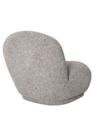 Libra Interiors Simmerton Occasional Chair Grey in Soft Grey/Taupe, Size H78xW85xD8 - thumbnail 3