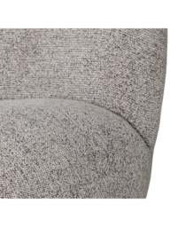 Libra Interiors Simmerton Occasional Chair Grey in Soft Grey/Taupe, Size H78xW85xD8 - thumbnail 4
