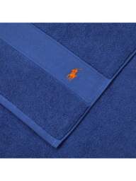 Ralph Lauren Home Polo Player Bath Sheet in Iris Blue, Cotton - thumbnail 3