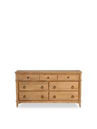 Barker and Stonehouse Selene Mindi Wood 7 Drawer Chest in Brown - thumbnail 1
