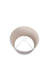 Pacific Lifestyle Chevron Mushroom Pleat Shade in Blue, Size 40cm - thumbnail 2