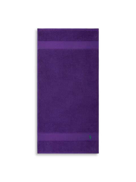 Ralph Lauren Home Polo Player Purple, Cotton, Size Hand Towel - image 1