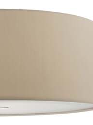 Dar Lighting Ronda Easy Fit Pendant in Taupe, Size 60cm - thumbnail 2