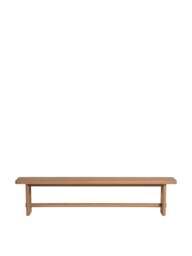 Barker and Stonehouse Olav Neutral Wood Dining Bench in Brown, Size 200Cm - thumbnail 3