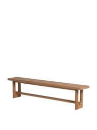 Barker and Stonehouse Olav Neutral Wood Dining Bench in Brown, Size 200Cm - thumbnail 5