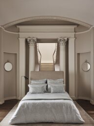 Zoffany Elswick Paisley Duvet Cover - Size King Grey - thumbnail 1