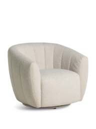 Barker and Stonehouse Fontana Fabric 1 Seater Armchair in White