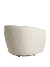 Barker and Stonehouse Fontana Fabric 1 Seater Armchair in White - thumbnail 5
