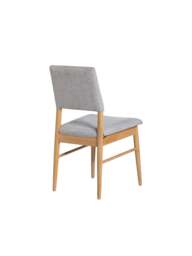 Barker and Stonehouse Maddison Upholstered Dining Chair in Grey - thumbnail 3